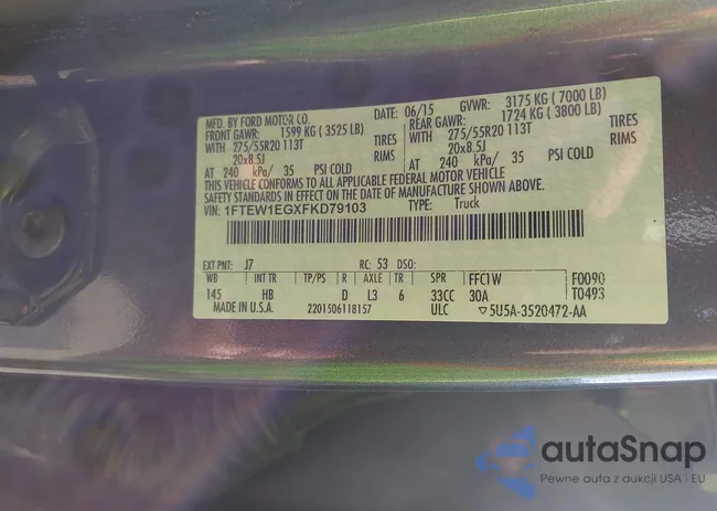 1FTEW1EGXFKD79103: 44249894