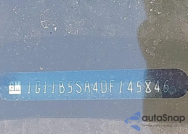 1G11B5SA4DF145846: 44250001