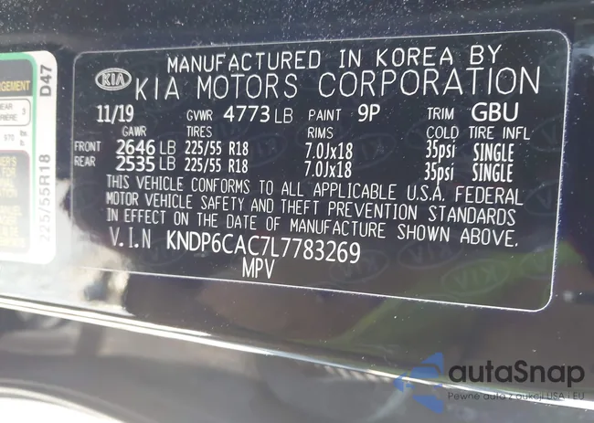 KNDP6CAC7L7783269: 44251334