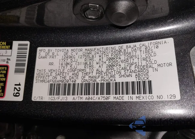 3TMMU4FN8AM020740: 44251451