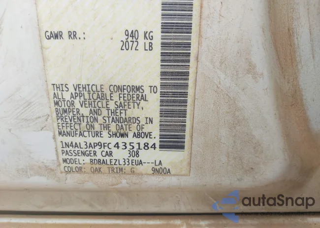 1N4AL3AP9FC435184: 44251474