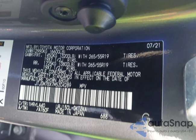 JTJGM7BX7M5304289: 44251525