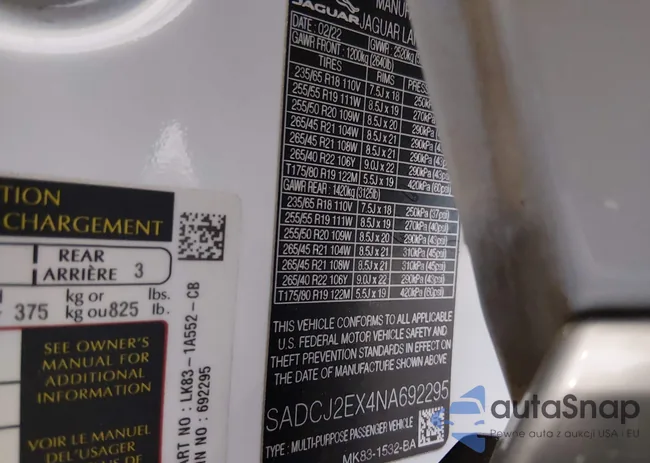 SADCJ2EX4NA692295: 44251585