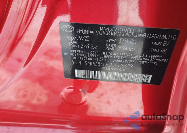 5NPD84LF2LH625699: 44251676