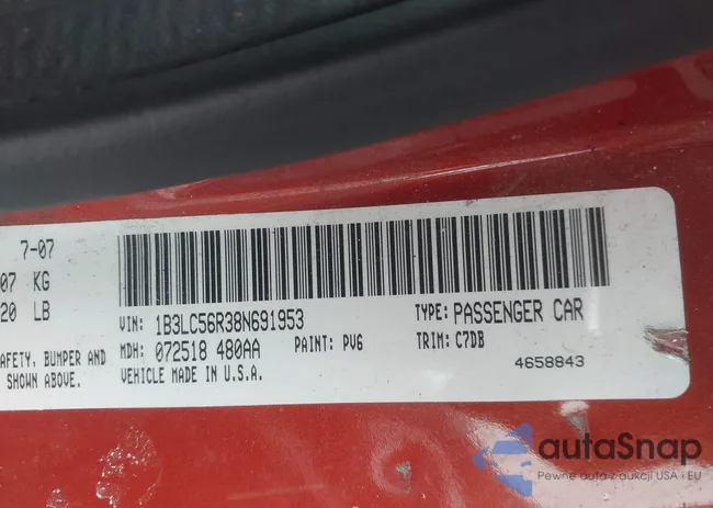 1B3LC56R38N691953: 44251713