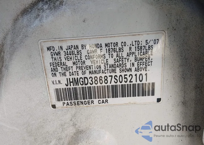 JHMGD38687S052101: 44251826