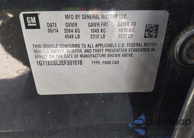 1G11E5SL2EF301618: 44250919