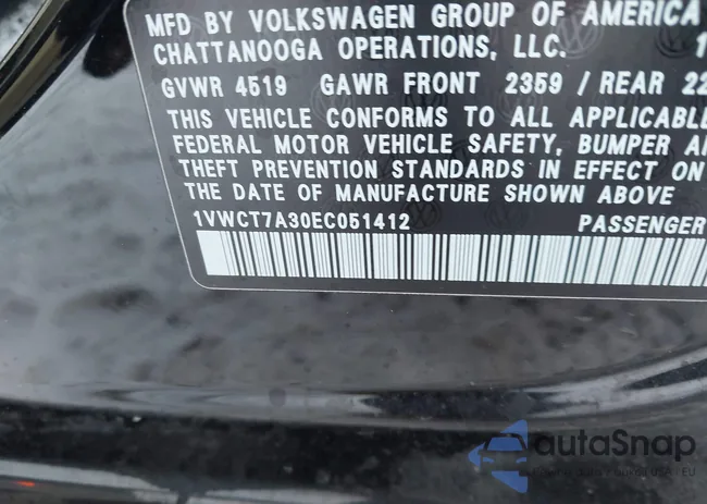 1VWCT7A30EC051412: 44250957