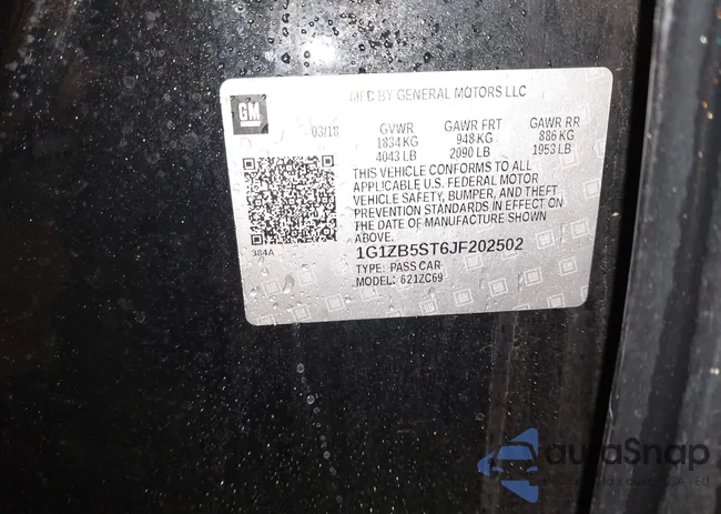 1G1ZB5ST6JF202502: 44250980