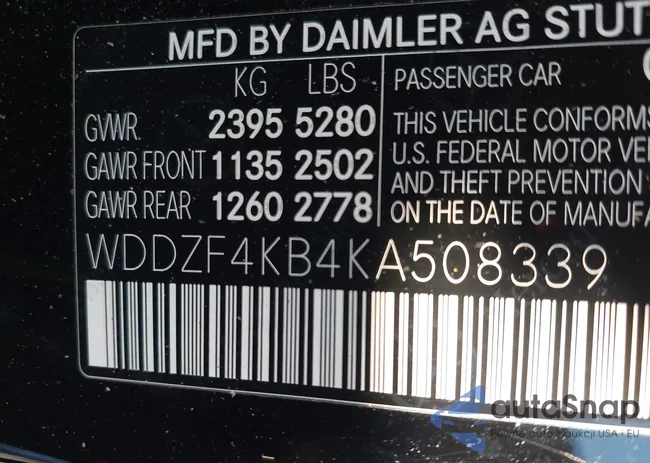 WDDZF4KB4KA508339: 44251129