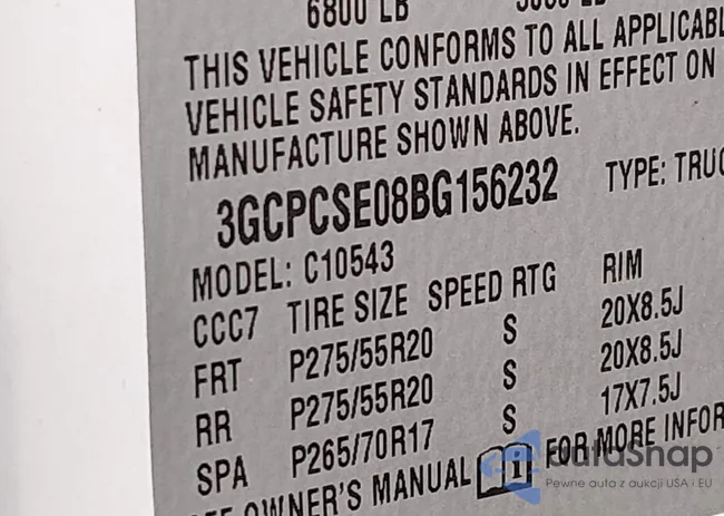 3GCPCSE08BG156232: 44251183