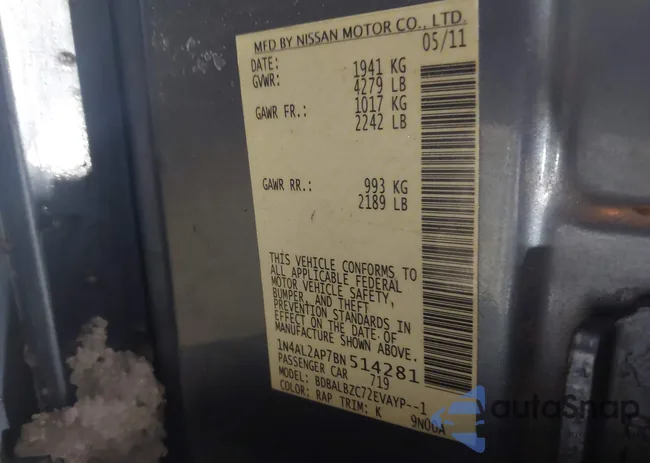 1N4AL2AP7BN514281: 44252449