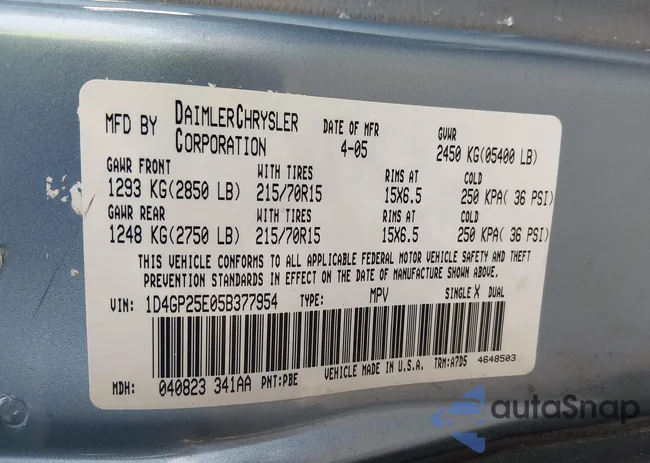 1D4GP25E05B377954: 44252566