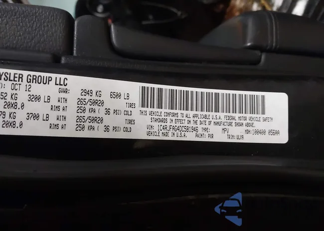 1C4RJFAG4DC581946: 44252595