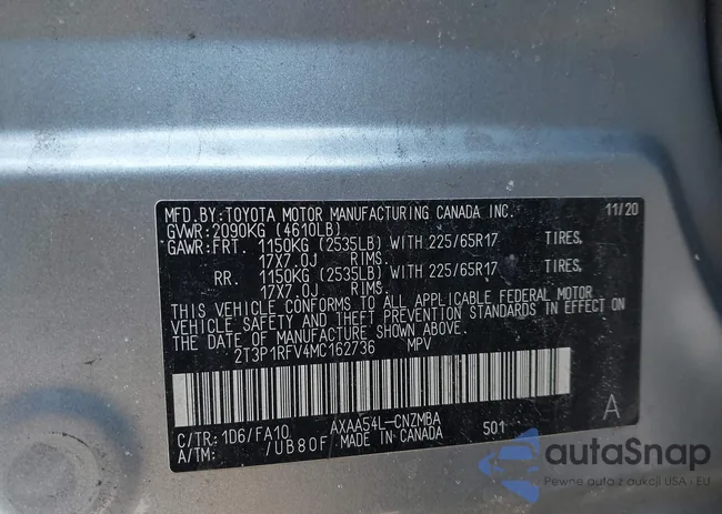 2T3P1RFV4MC162736: 44252767