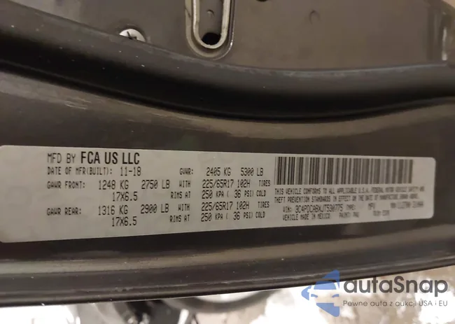 3C4PDCABXJT530775: 44252780