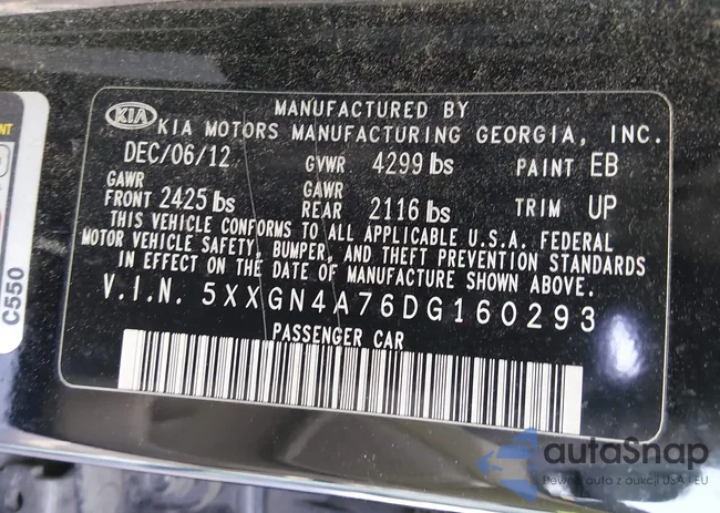 5XXGN4A76DG160293: 44252048