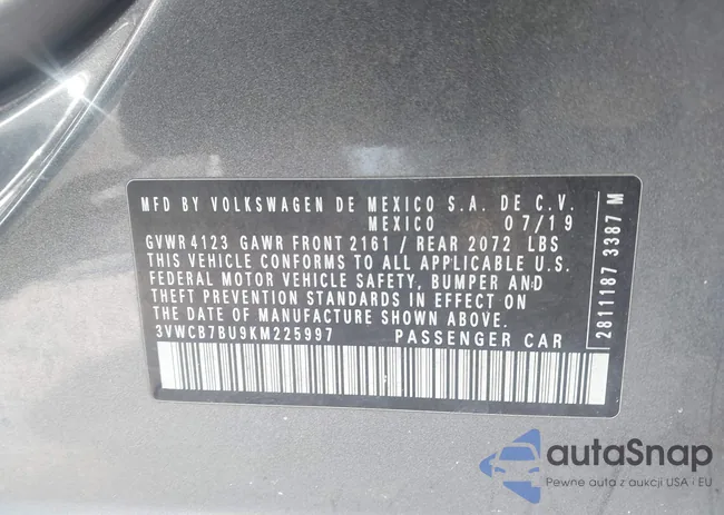 3VWCB7BU9KM225997: 44252152