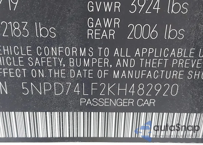5NPD74LF2KH482920: 44252220