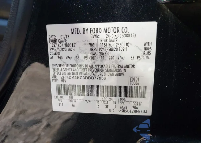 2FMDK3KC3DBB77856: 44253238