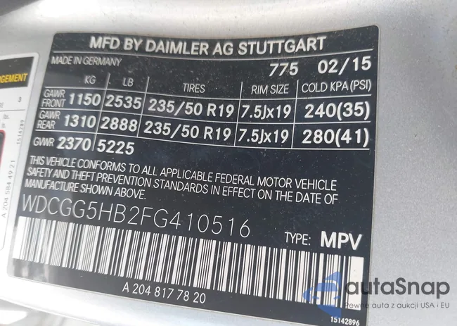 WDCGG5HB2FG410516: 44253277