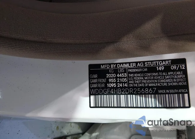 WDDGF4HB2DR256867: 44253449