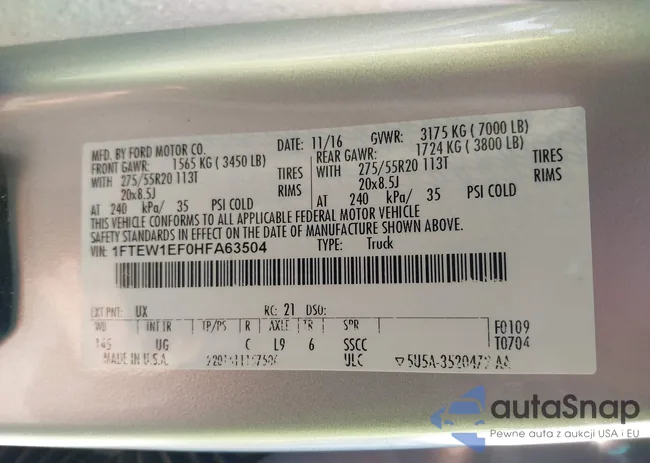 1FTEW1EF0HFA63504: 44253481