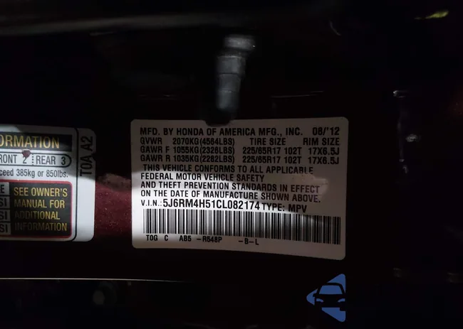 5J6RM4H51CL082174: 44253576