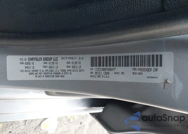 1C3CCCAB0FN586477: 44253603