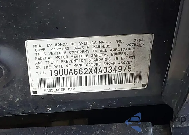 19UUA662X4N034975: 44253626