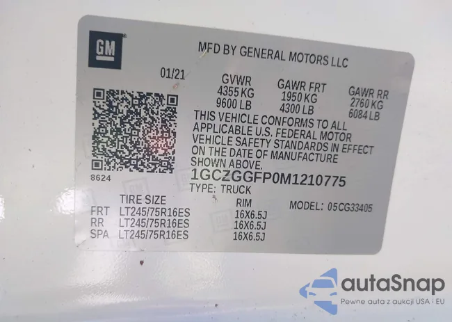 1GCZGGFP0M1210775: 44253700