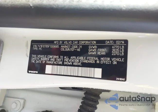 YV1612TB5F1309685: 44253809