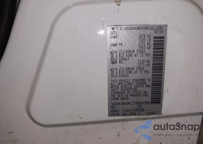 5N1DR3BA9RC298098: 44253192