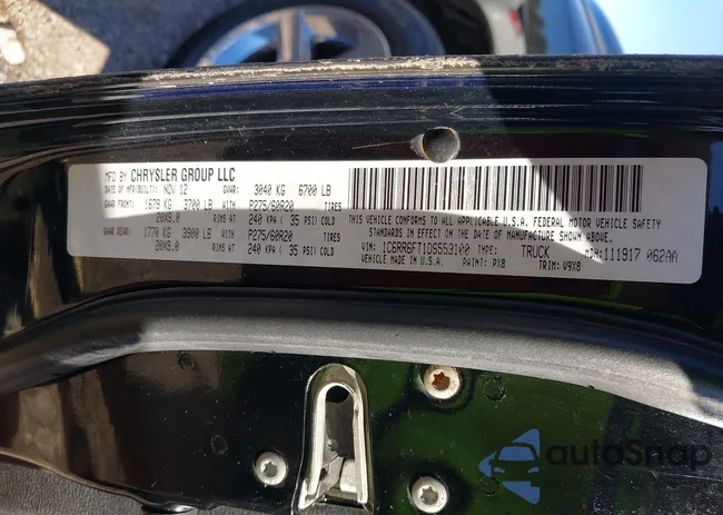 1C6RR6FT1DS553100: 44253221