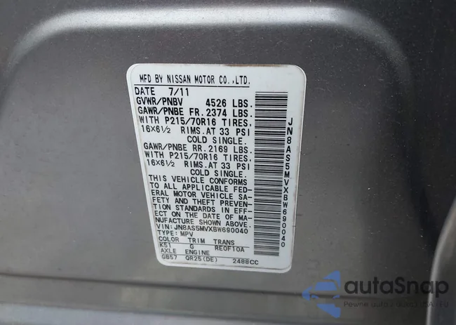 JN8AS5MVXBW690040: 44254514