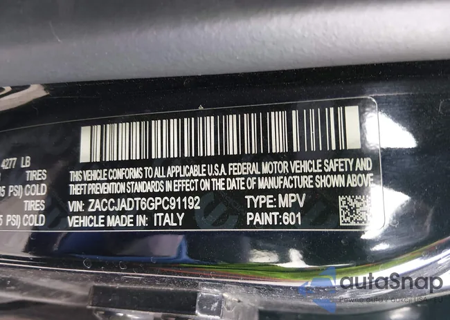 ZACCJADT6GPC91192: 44254625