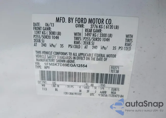 1FM5K7D89EGA12554: 44254677