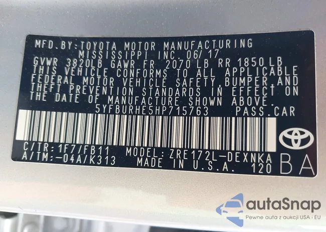 5YFBURHE5HP715763: 44253975