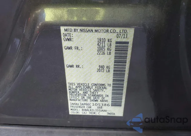 1N4AL3AP6EC105386: 44255301