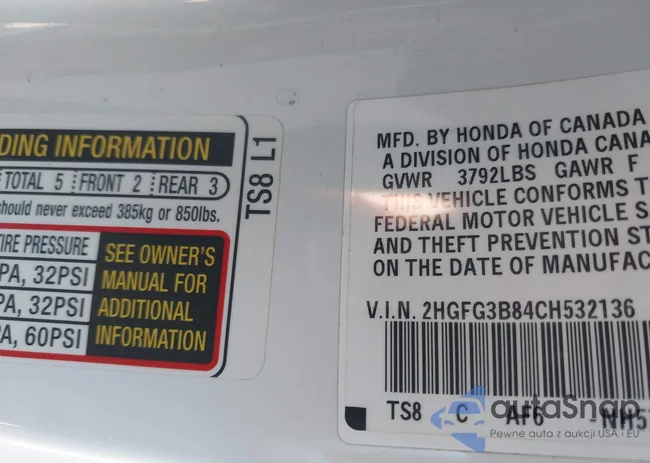 2HGFG3B84CH532136: 44255328