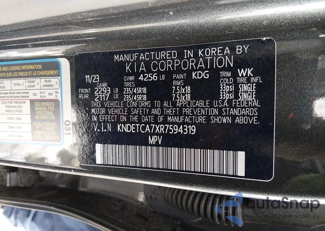 KNDETCA7XR7594319: 44255404