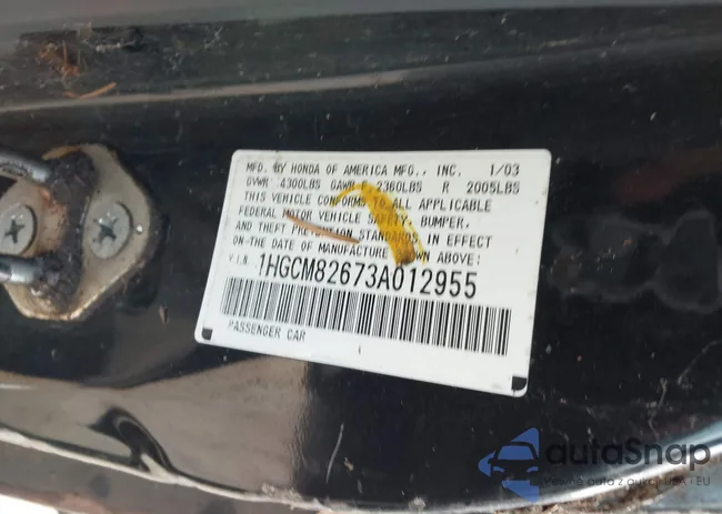 1HGCM82673A012955: 44255508