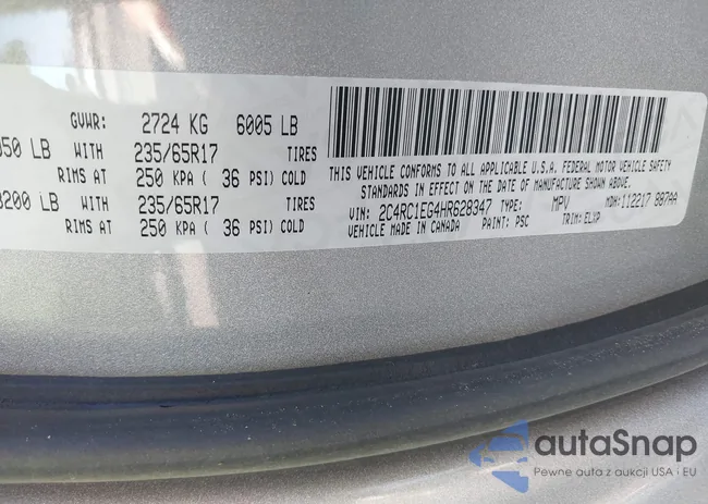 2C4RC1EG4HR628347: 44255649