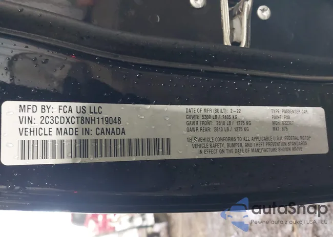 2C3CDXCT8NH119048: 44255774