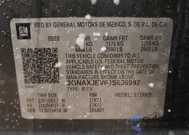 3GNAXJEV6JS636997: 44255792