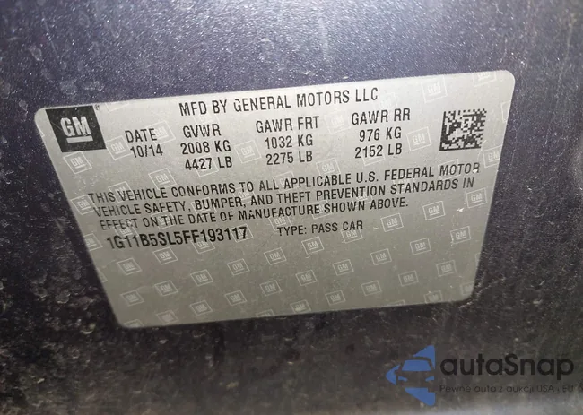 1G11B5SL5FF193117: 44255808