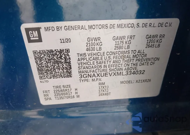 3GNAXUEVXML334032: 44254853