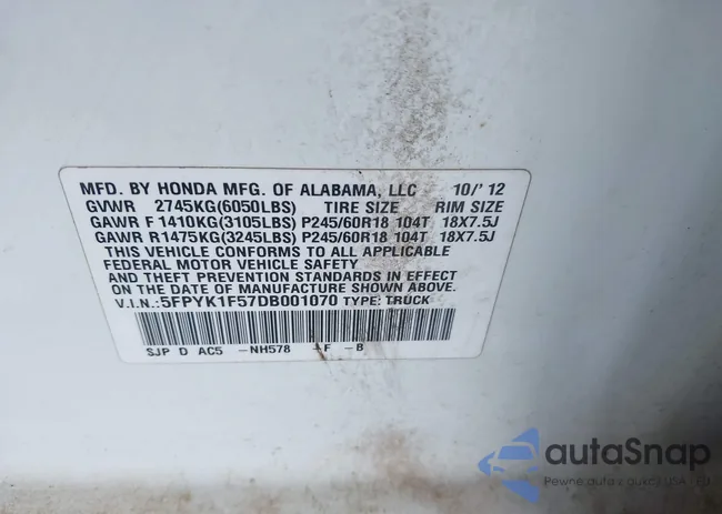 5FPYK1F57DB001070: 44254995