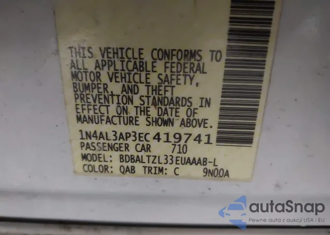 1N4AL3AP3EC419741: 44255010