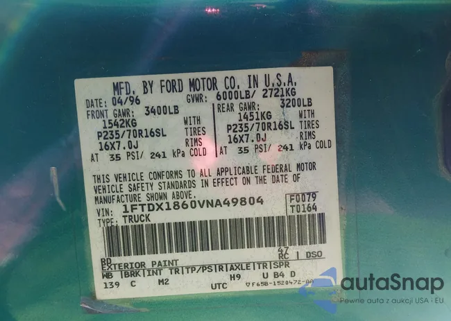 1FTDX1860VNA49804: 44255075